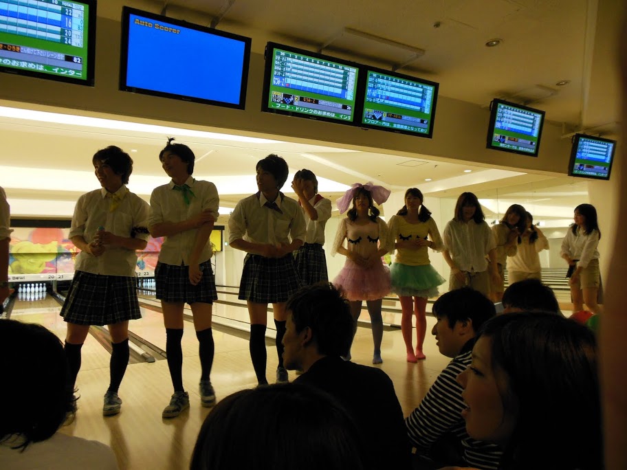 ボーリング大会の写真